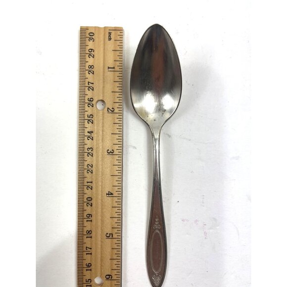 Vintage Tudor Plate Oneida Community Silverplate Teaspoon B62 - Picture 4 of 6